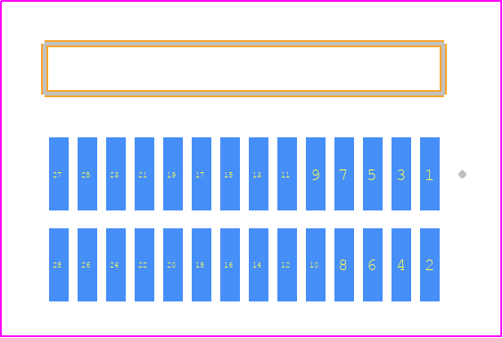 FTE-114-03-G-DH - SAMTEC PCB footprint - Other - Other - FTE-114-XX-G-DH