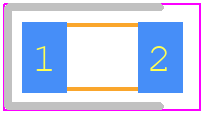 B1591URO-20C000112U1930 - Harvatek PCB footprint - LEDs Chip - LEDs Chip - 1206 (3216 Metric)