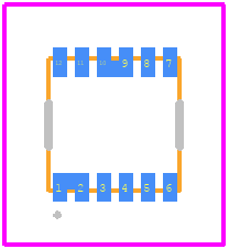 FPF2890MNTXG - onsemi PCB footprint - Other - Other - DFN12 3.00x3.00x0.95, 0.50P CASE 506FD ISSUE A