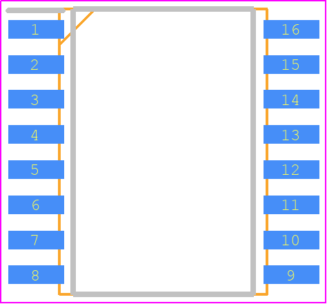 NCIV9210 - onsemi PCB footprint - Small Outline Packages - Small Outline Packages - SOIC16 W CASE 751EN ISSUE A