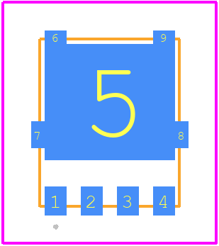 NVMFS5C426NAFT1G-YE - onsemi PCB footprint - Other - Other - DFNW5 5x6 (FULL−CUT SO8FL WF) CASE 507BA ISSUE A_1