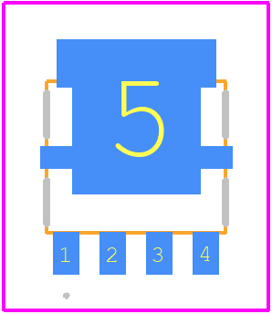 NSV1C300CTWG - onsemi PCB footprint - Other - Other - LFPAK4 5x6 CASE 760AB ISSUE C_2021