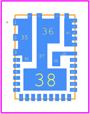 NCP3286MNTXG - onsemi PCB footprint - Other - Other - WQFN34 5.00x7.00x0.75, 0.50P CASE 510CL ISSUE C