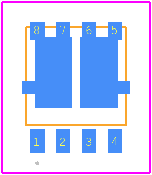 NVMJD015N06CLTWG - onsemi PCB footprint - Other - Other - LFPAK8 5.15x6.15 CASE 760AF ISSUE  O