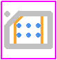 NV24C256C6PTG - onsemi PCB footprint - BGA - BGA - WLCSP6 1.11x0.98x0.35 CASE 567ZZ..