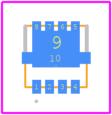 NVTFS070N10MCLTAG - onsemi PCB footprint - Other - Other - WDFNW8 3.3x3.3, 0.65P (Full−Cut 8FL WF) CASE 515AN ISSUE O_24