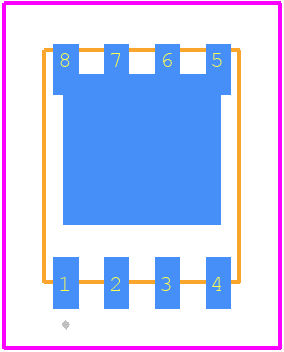 NTMFSC006N12MC - onsemi PCB footprint - Other - Other - DFN8 5x6.15 1.27P, DUAL COOL CASE 506EG ISSUE D