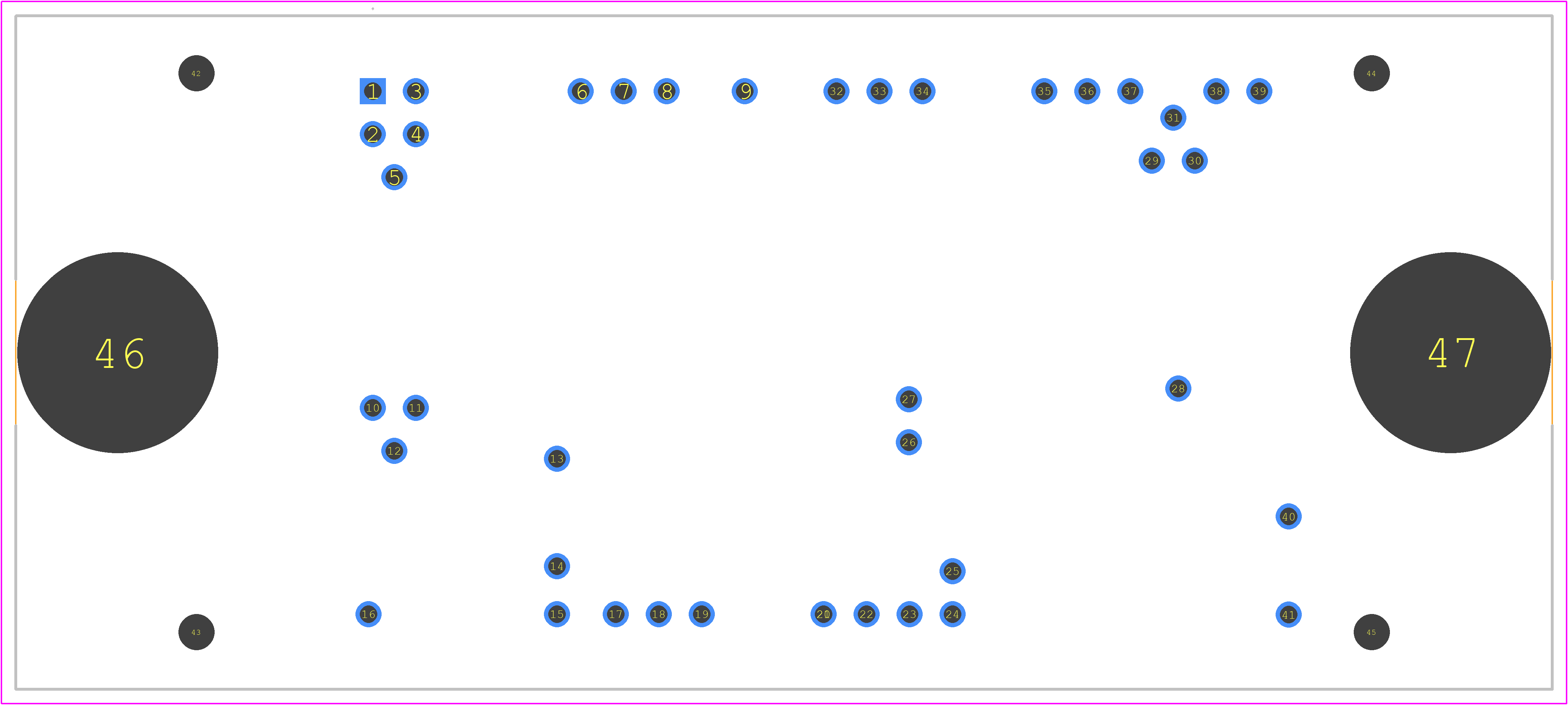 NXH600N65L4Q2F2SG - onsemi PCB footprint - Other - Other - PIM41, 93x47 (SOLDER PIN) CASE 180BC ISSUE O_2025
