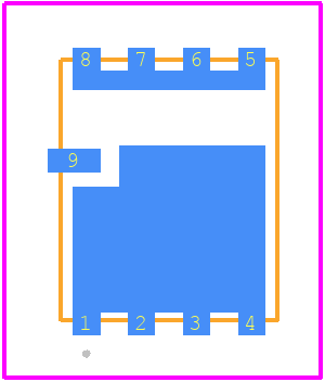 NTMFSS0D9N03P8 - onsemi PCB footprint - Other - Other - TDFN9 5x6, 1.27P CASE 520AE ISSUE B