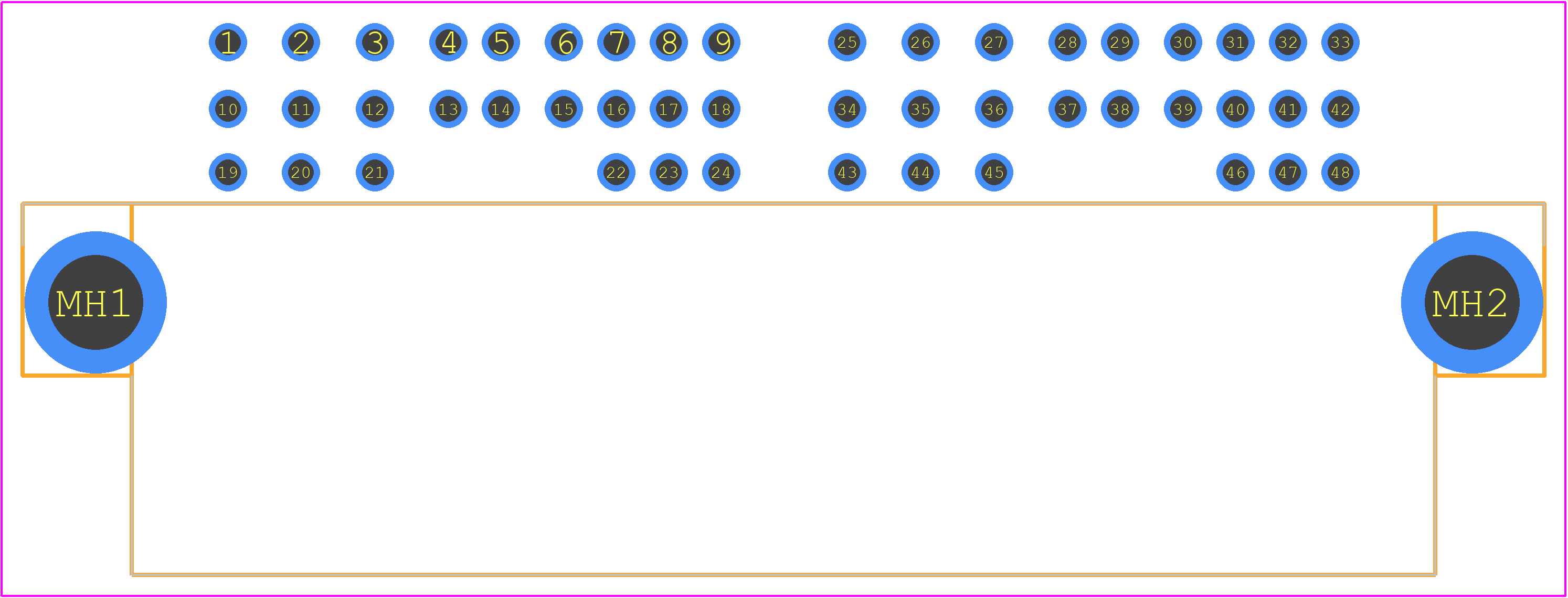 316370-6 - TE Connectivity PCB footprint - Other - Other - 316370-6-3