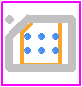 N24C256C6DYT3G - onsemi PCB footprint - BGA - BGA - WLCSP6, 1.09x0.96x0.19, 0.35P CASE 567WC ISSUE A