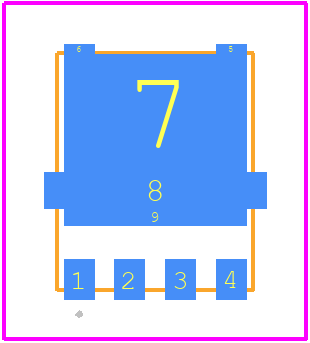 NTMFS5C604NT1G - onsemi PCB footprint - Other - Other - DFN5, 4.90 x 5.90 x 1.00, 1.27P CASE 506EZ ISSUE B