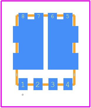 NTMFD5C672NLT1G - onsemi PCB footprint - Other - Other - DFN8 5x6, 1.27P Dual Flag (SO8FL−Dual) CASE 506BT ISSUE E_1