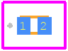 NSR15304NXT5G - onsemi PCB footprint - Other - Other - DSN2, 1.0x0.6, 0.65P, (0402) CASE 152AE ISSUE A