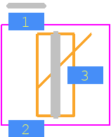 BCX71JLT1G - onsemi PCB footprint - SOT23 (3-Pin) - SOT23 (3-Pin) - BCX71JLT1G