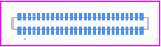 BM14B(0.8)-50DP-0.4V(51) - Hirose PCB footprint - Other - Other - BM14B(0.8)-50DP-0.4V(51)-1