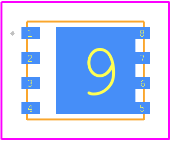 SiRS4302DP-T1-GE3 - Vishay PCB footprint - Other - Other -  PowerPAK® SO-8S BWL
