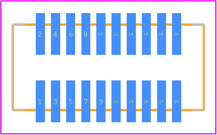 5-147377-2 - TE Connectivity PCB footprint - Other - Other - 5-147377-2-1
