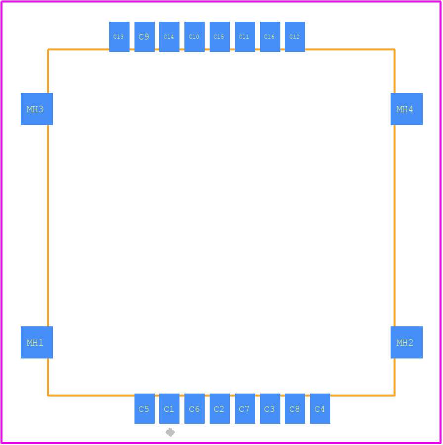 SIM-12-B - Same Sky PCB footprint - Other - Other - SIM-12-B