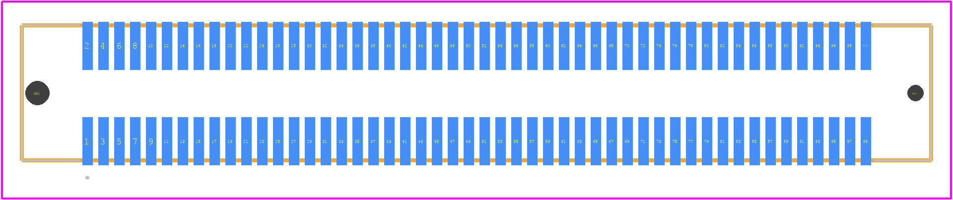 5-5179009-4 - TE Connectivity PCB footprint - Other - Other - 5-5179009-4-2
