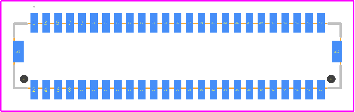 DF20EG-50DP-1V(52) - Hirose PCB footprint - Other - Other - DF20EG-50DP-1V(52)-2