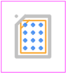 GLF74139 - GLF Integrated Power PCB footprint - BGA - BGA - GLF74139*