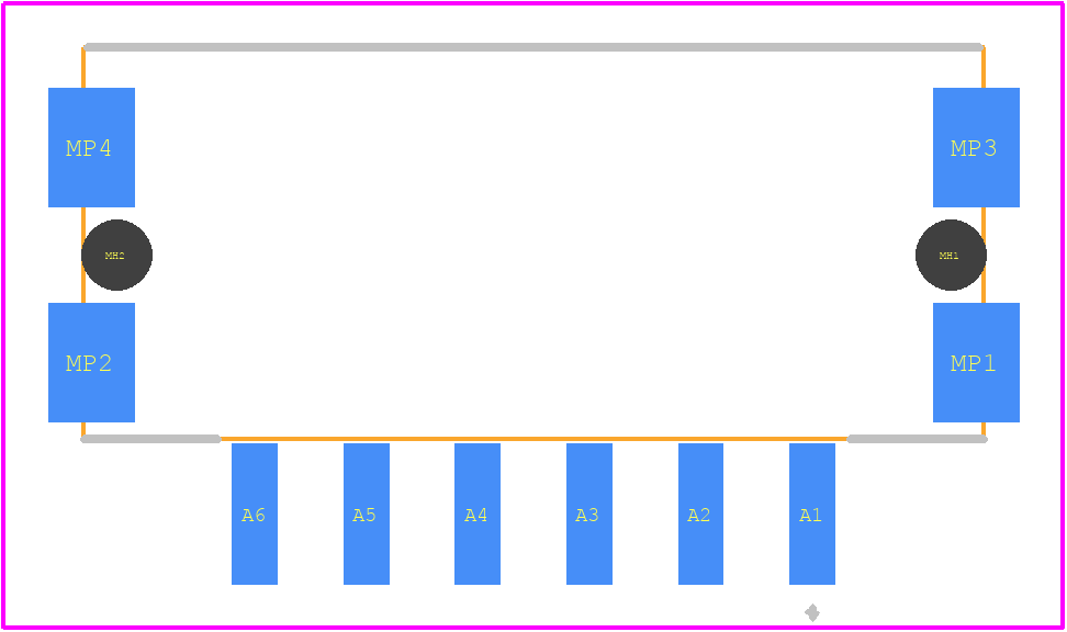 254700-E - TE Connectivity PCB footprint - Other - Other - 254700-E-1