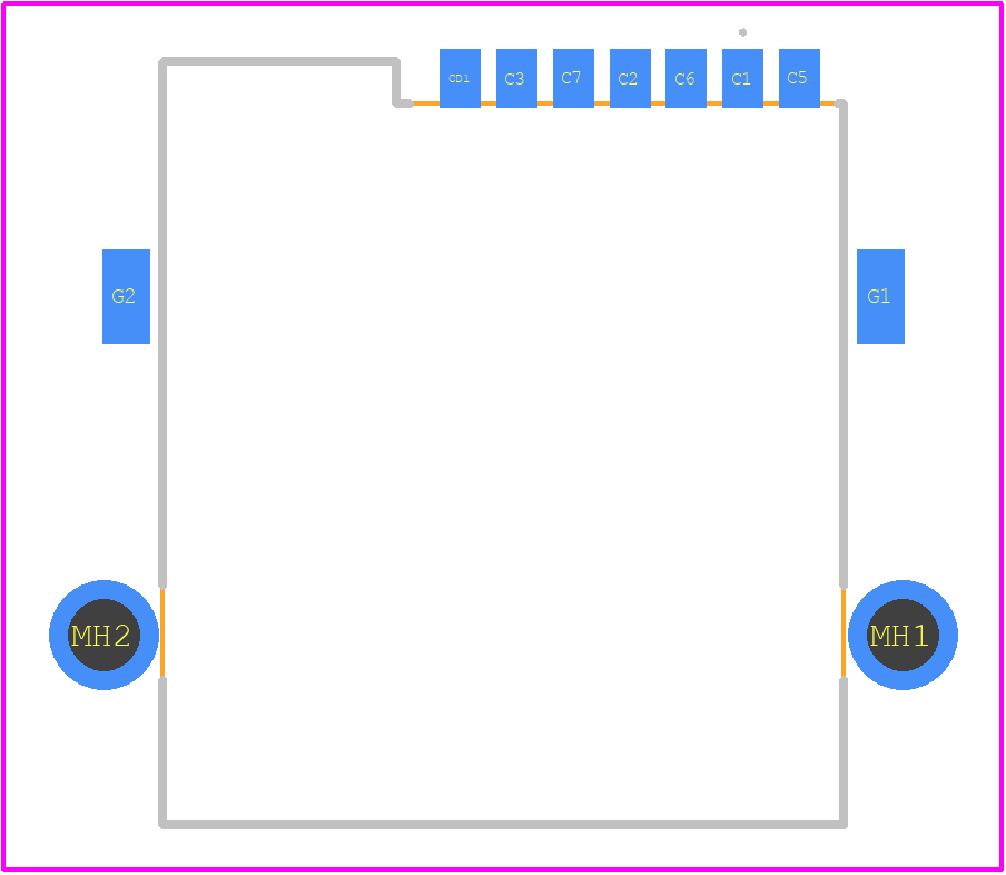 MSIM-6-A - Same Sky PCB footprint - Other - Other - MSIM-6-A-1