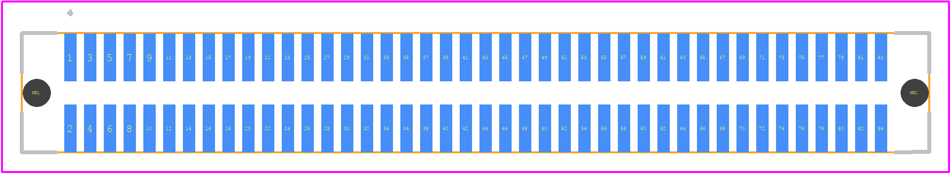 5120521-2 - TE Connectivity PCB footprint - Other - Other - 5120521-2-1