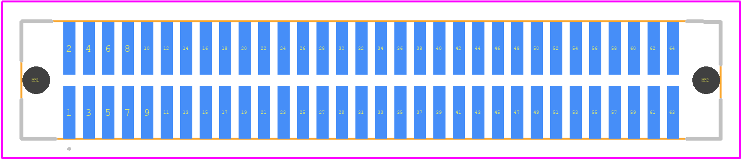 5120525-1 - TE Connectivity PCB footprint - Other - Other - 5120525-1-2