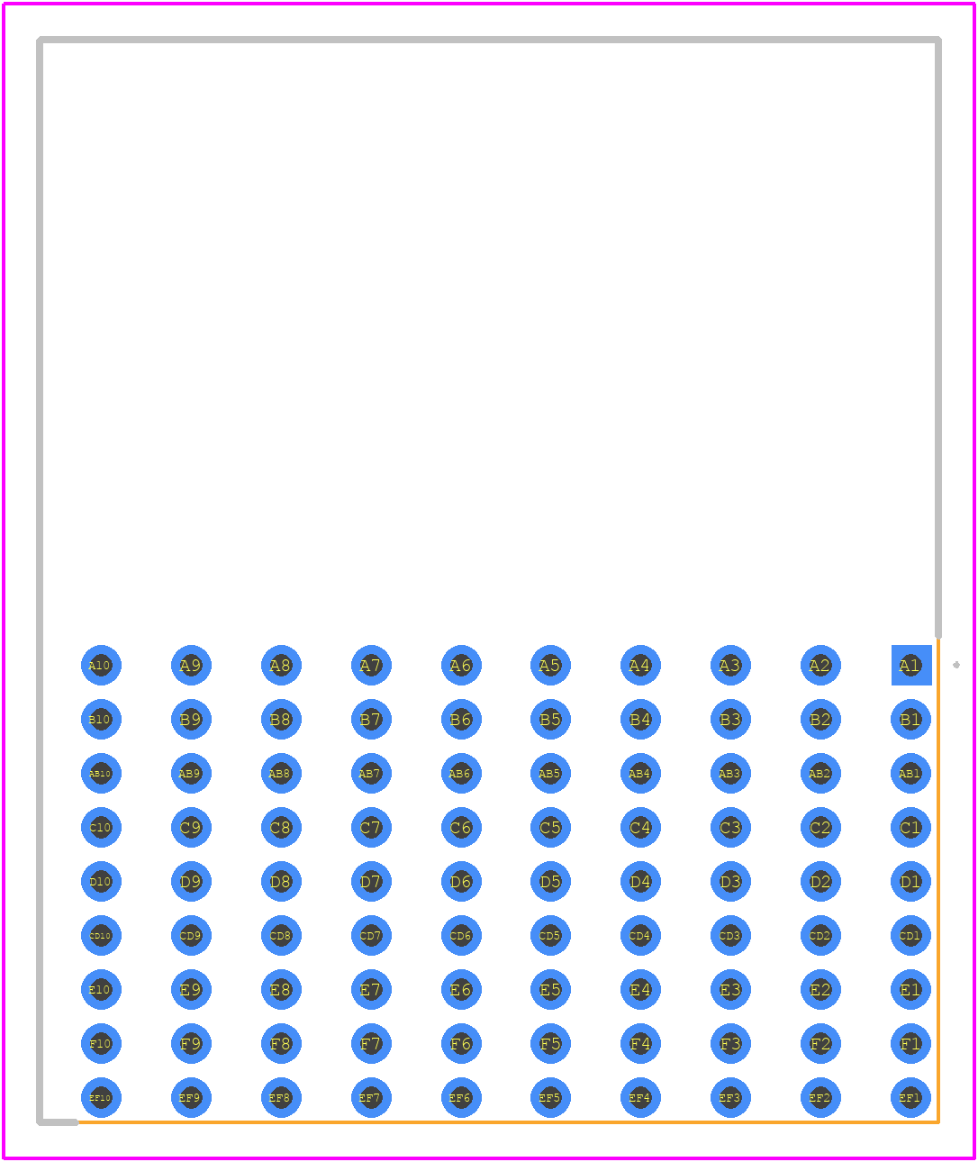 204781-E - TE Connectivity PCB footprint - Other - Other - 204781-E-1