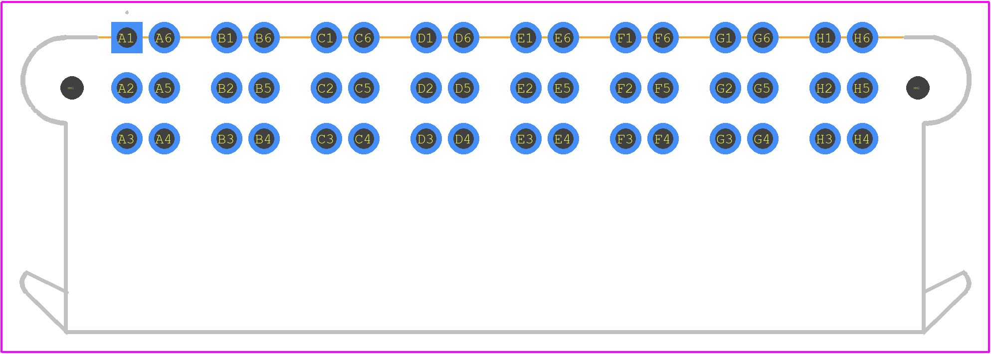 MPT-08-01-01-T-RA-LC - SAMTEC PCB footprint - Other - Other - MPT-08-01-01-T-RA-LC-2