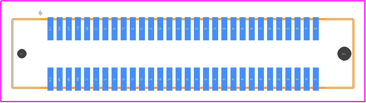 5177984-2 - TE Connectivity PCB footprint - Other - Other - 5177984-2-2