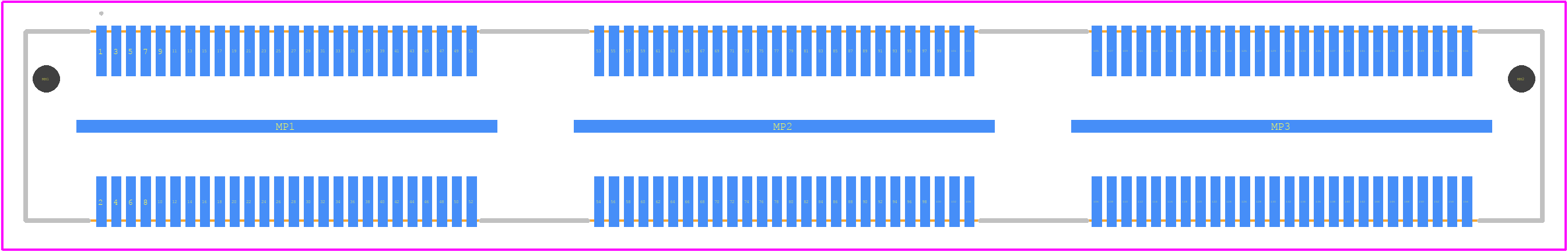 QFS-078-04.25-L-D-A-GP-P - SAMTEC PCB footprint - Other - Other - QFS-078-04.25-L-D-A-GP-P-2