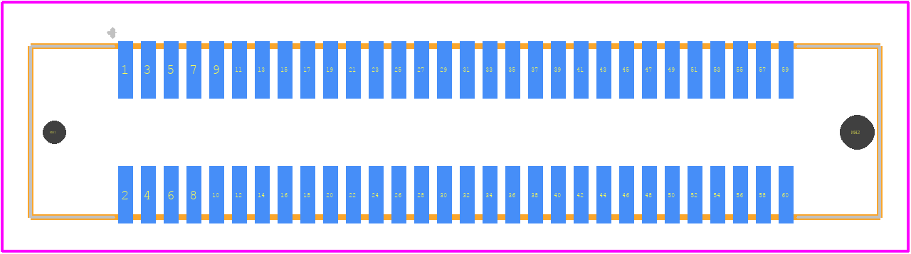 5177986-2 - TE Connectivity PCB footprint - Other - Other - 5177986-2-1