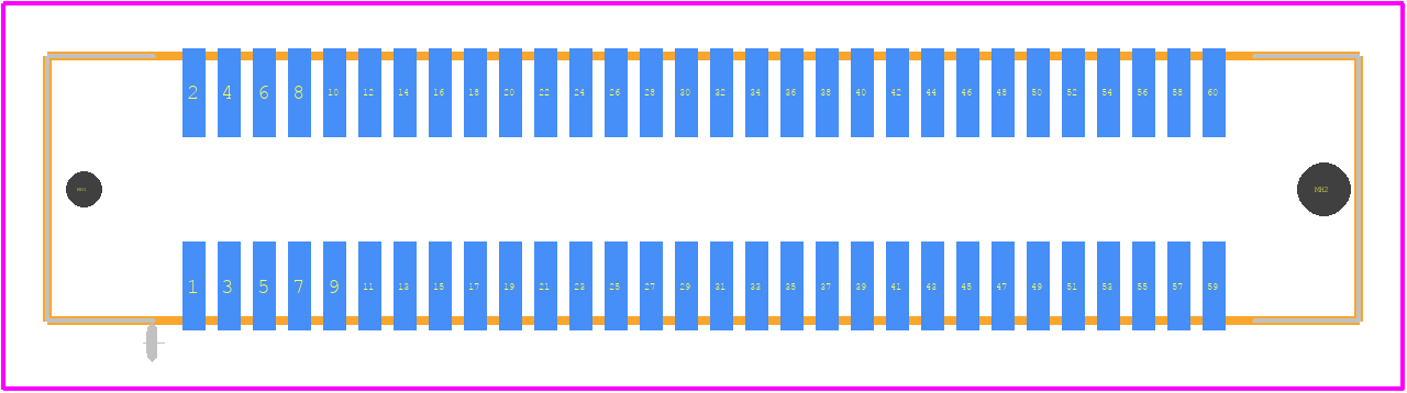 5179030-2 - TE Connectivity PCB footprint - Other - Other - 5179030-2-1
