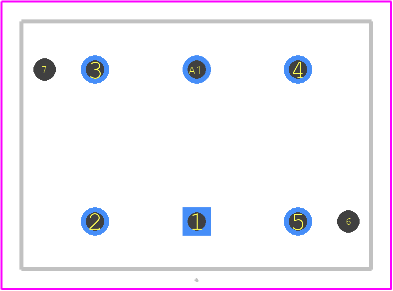 5501M22 - E-Switch PCB footprint - Other - Other - 5501M22-4