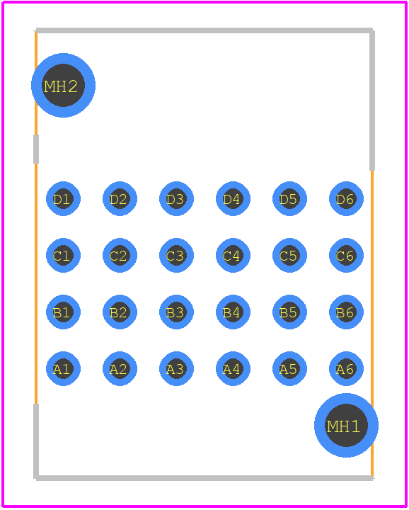 5536501-1 - TE Connectivity PCB footprint - Other - Other - 5536501-1-2