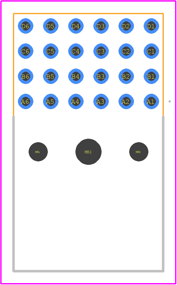 5536507-1 - TE Connectivity PCB footprint - Other - Other - 5536507-1-3