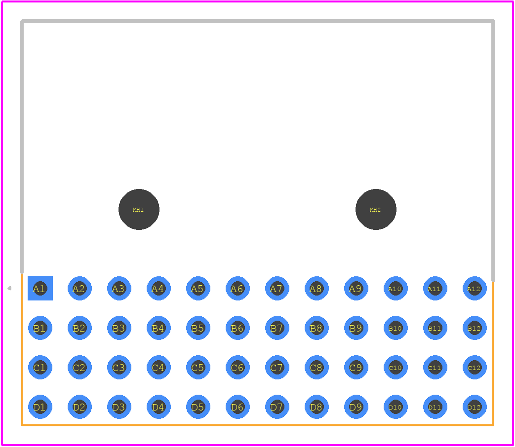 5536507-2 - TE Connectivity PCB footprint - Other - Other - 5536507-2-4