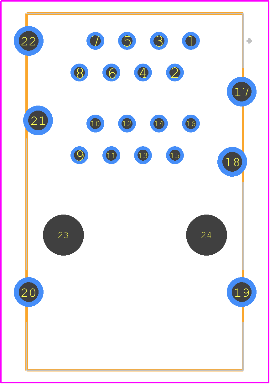 5569381-1 - TE Connectivity PCB footprint - Other - Other - 5569381-1
