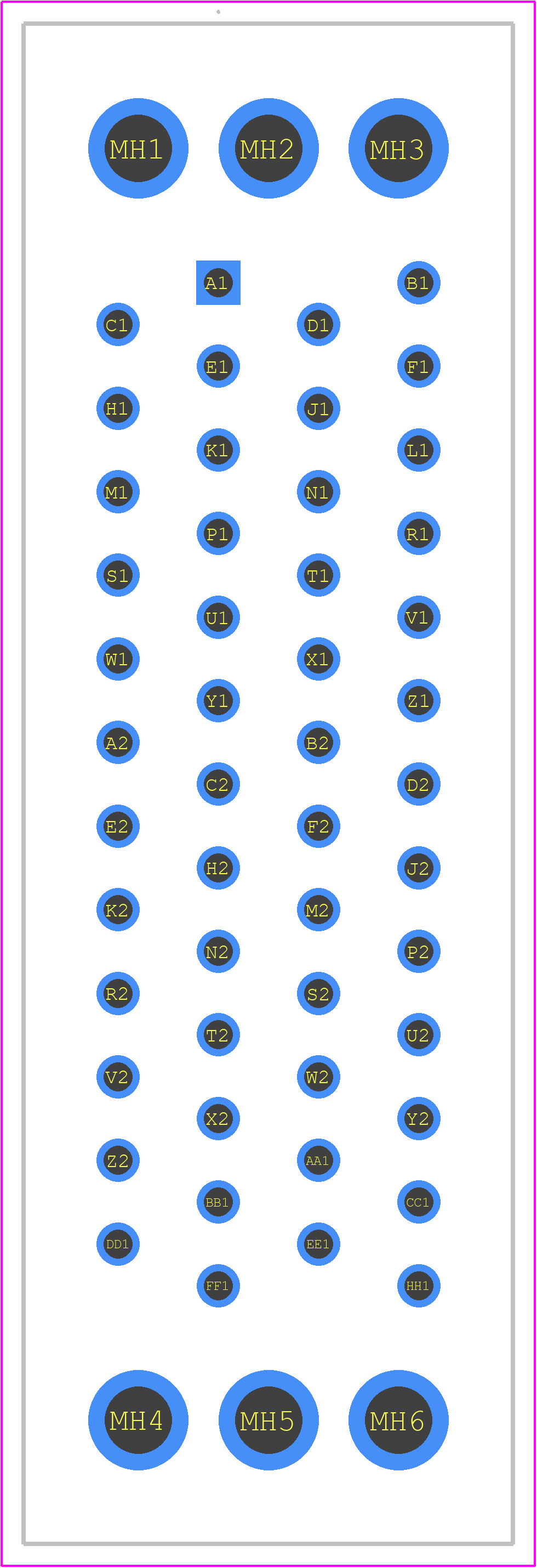 GAP50MDS6T0000 - Positronic PCB footprint - Other - Other - GAP50MDS6T0000-2