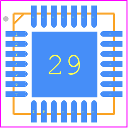 A89103KETSR-5 - Allegro Microsystems PCB footprint - Quad Flat No-Lead - Quad Flat No-Lead - ET, 28-Contact QFN with Exposed Pad_2024