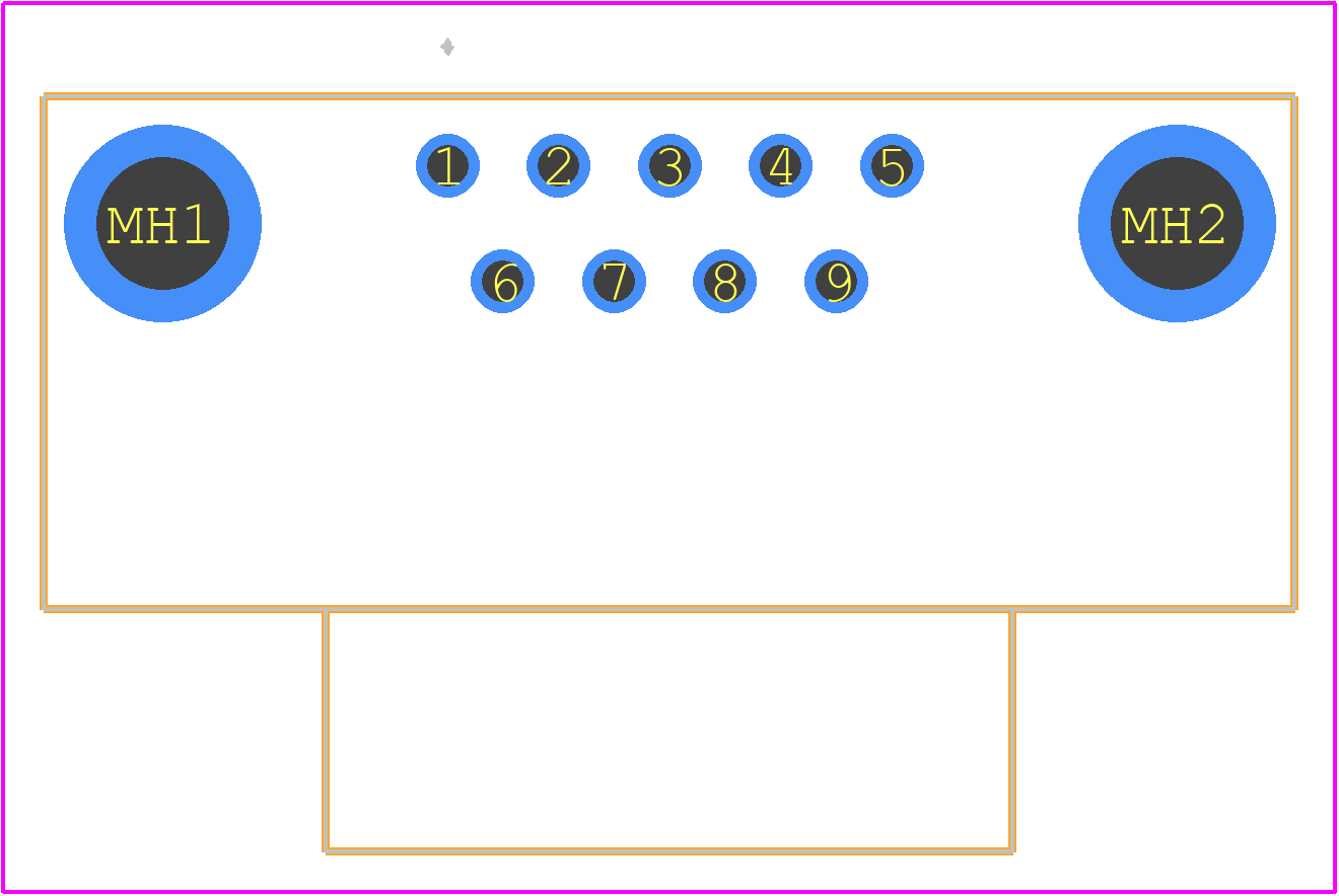 5747840-4 - TE Connectivity PCB footprint - Other - Other - 5747840-4-1