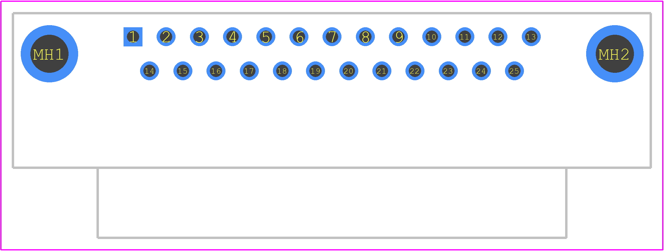 5747842-4 - TE Connectivity PCB footprint - Other - Other - 5747842-4-1