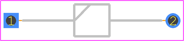 11EFS2 - Nihon Inter Electronics Corporation PCB footprint - Diodes, Axial Diameter Horizontal Mounting - Diodes, Axial Diameter Horizontal Mounting - 11EFS2-