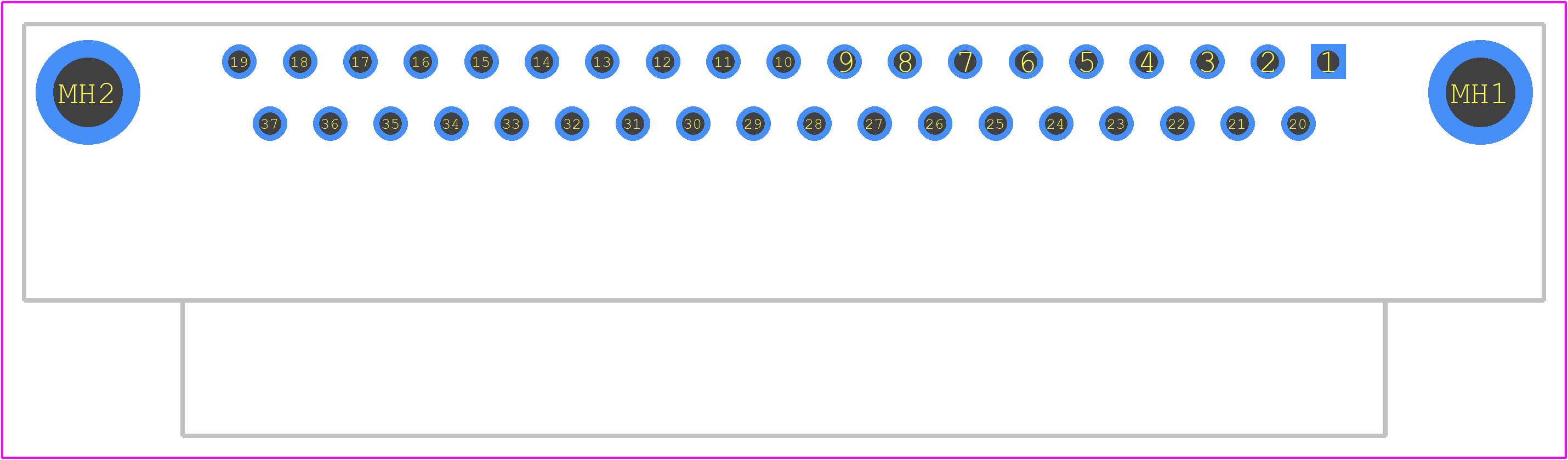 5747847-6 - TE Connectivity PCB footprint - Other - Other - 5747847-6_1