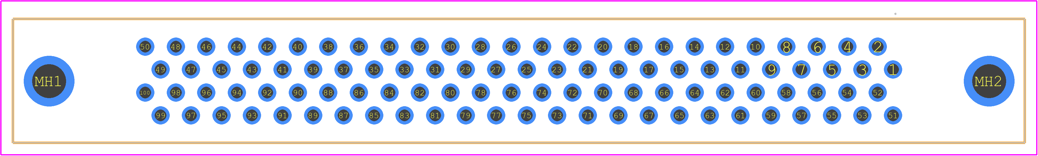 5749069-9 - TE Connectivity PCB footprint - Other - Other - 5749069-9-3