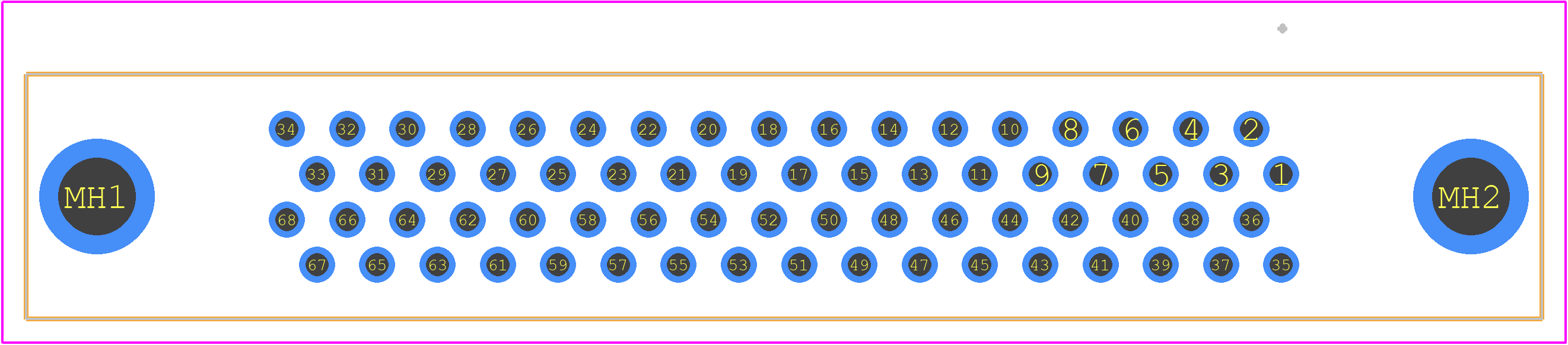 5749070-7 - TE Connectivity PCB footprint - Other - Other - 5749070-7-2