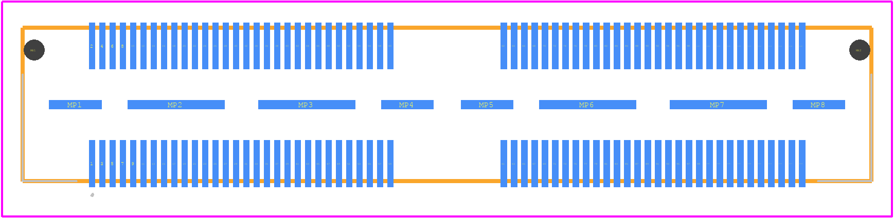 QSH-060-01-H-D-A - SAMTEC PCB footprint - Other - Other - QSH-060-01-C-D-A-7